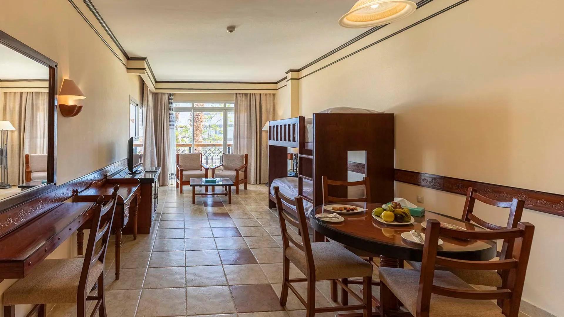 A Dining Room With A Large Table