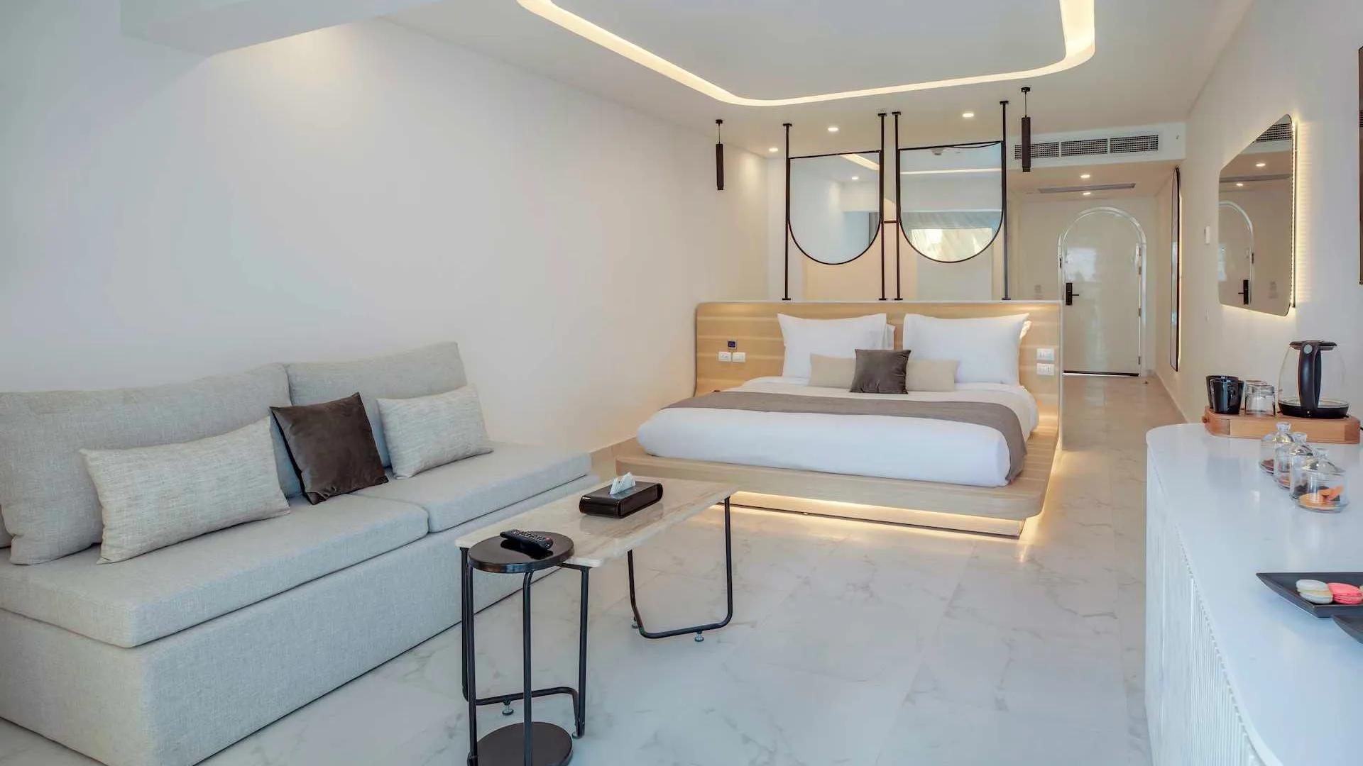 A Room With A Bed And A Table