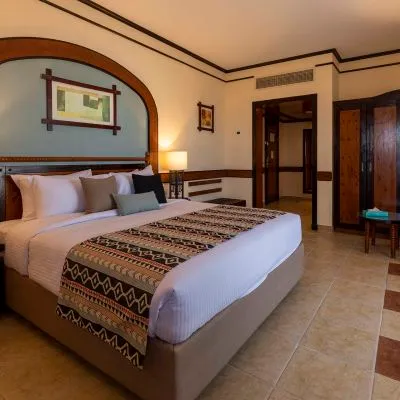 A Bed In A Hotel Room